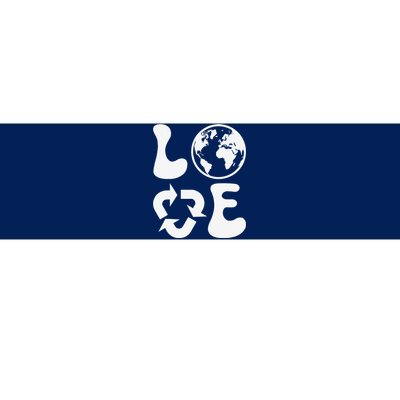 Love Earth Day Recycle Bumper Sticker