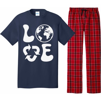 Love Earth Day Recycle Pajama Set