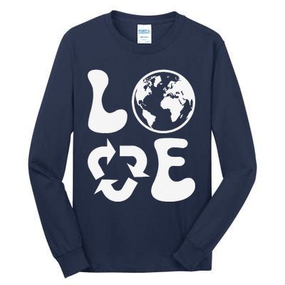 Love Earth Day Recycle Tall Long Sleeve T-Shirt