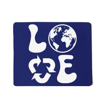 Love Earth Day Recycle Mousepad