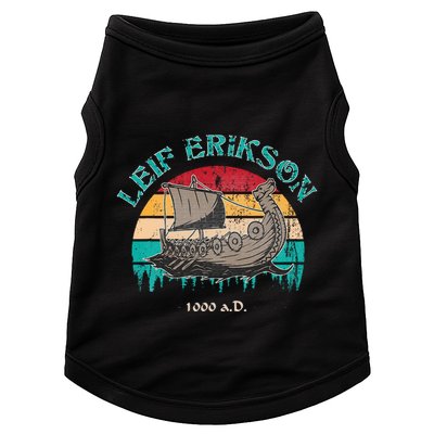 Leif Erikson Day Design For Norseman Doggie Tank