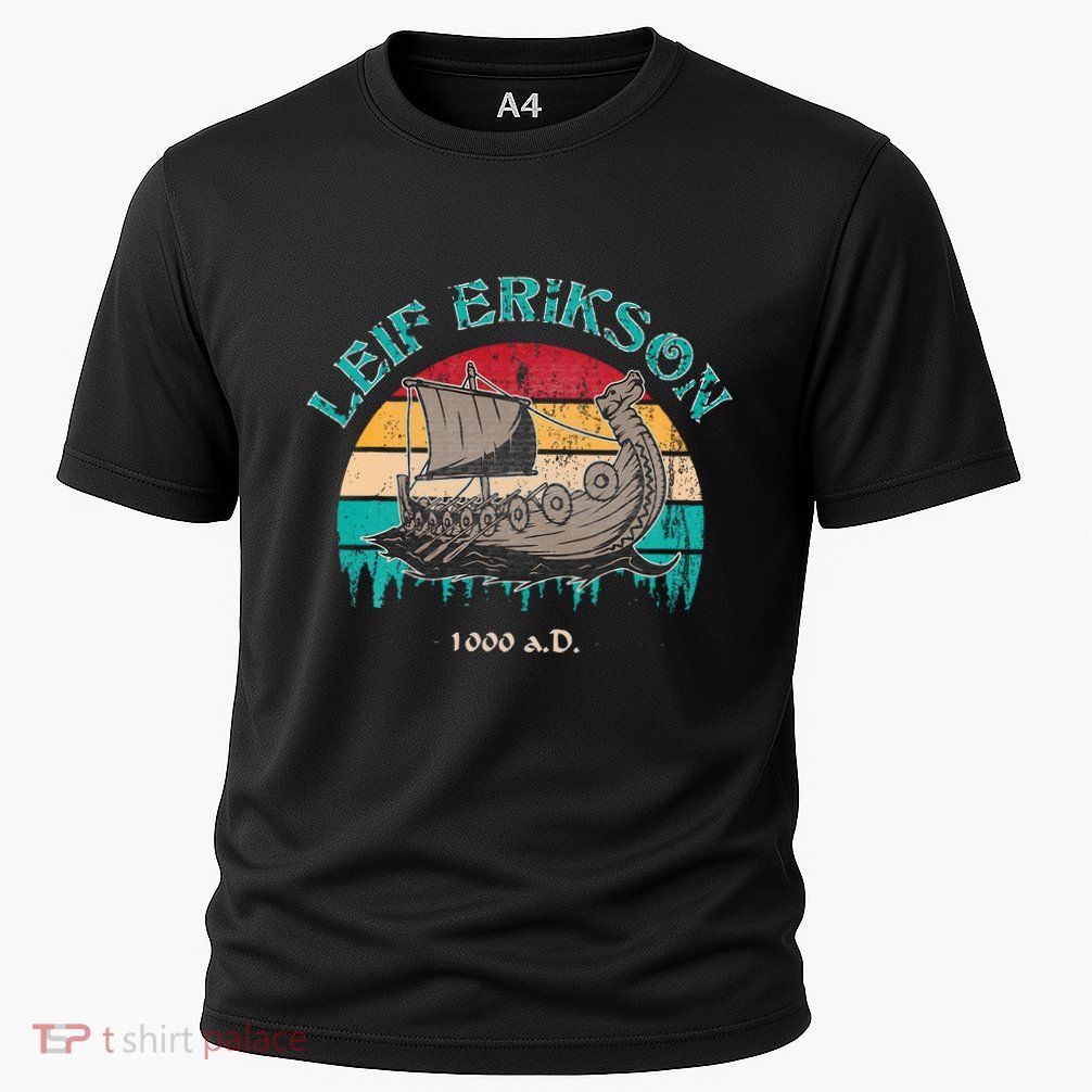 Leif Erikson Day Design For Norseman Performance Shirt