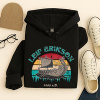 Leif Erikson Day Design For Norseman Hoodie