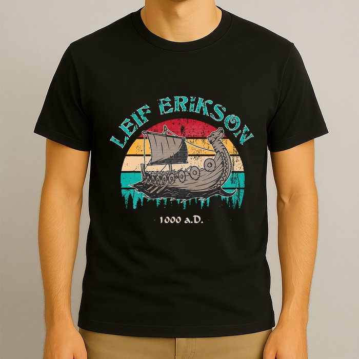 Leif Erikson Day Design For Norseman T-Shirt