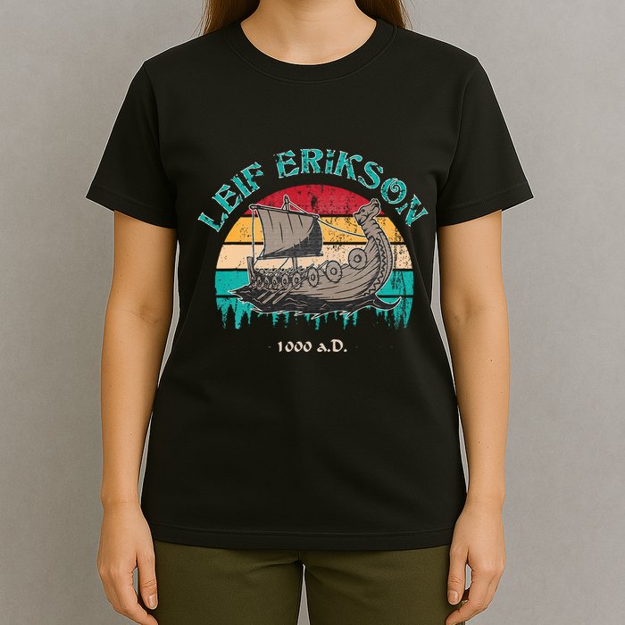 Leif Erikson Day Design For Norseman T-Shirt