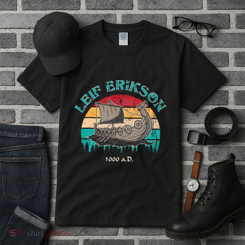 Leif Erikson Day Design For Norseman Tall T-Shirt
