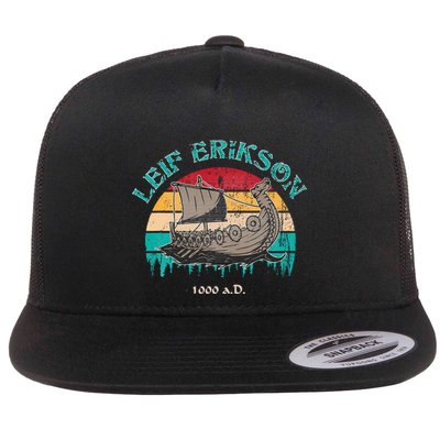 Leif Erikson Day Design For Norseman Flatbill Hat