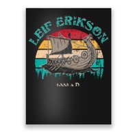 Leif Erikson Day Design For Norseman Poster