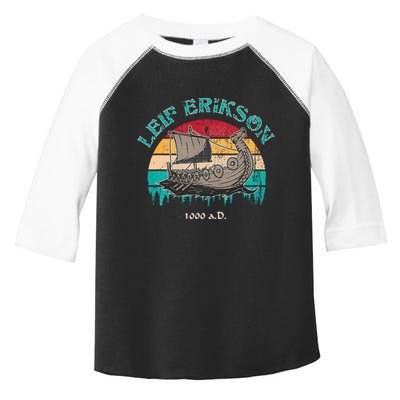 Leif Erikson Day Design For Norseman Toddler Fine Jersey T-Shirt