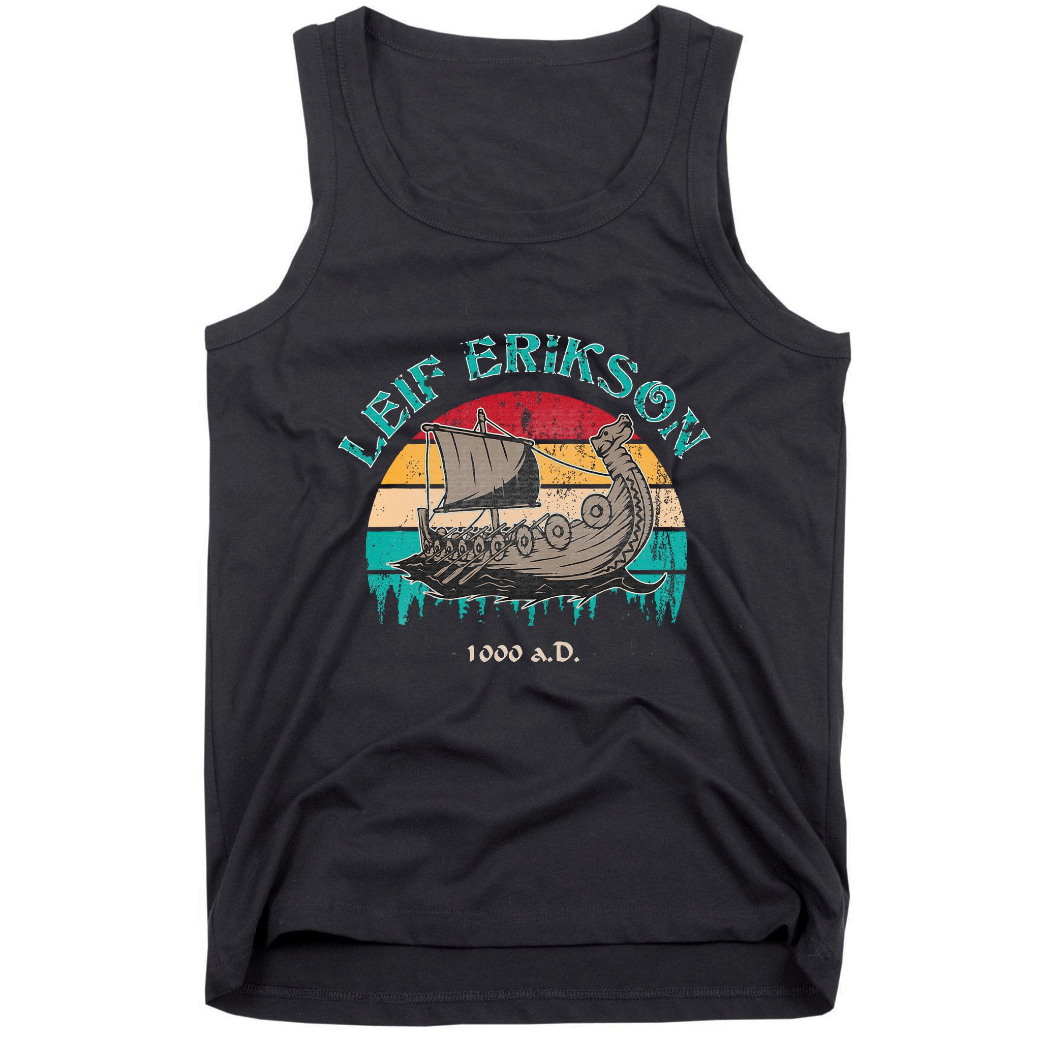Leif Erikson Day Design For Norseman Tank Top