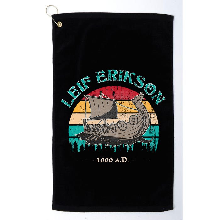 Leif Erikson Day Design For Norseman Golf Towel