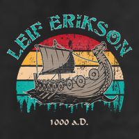 Leif Erikson Day Design For Norseman Golf Towel
