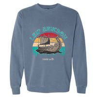 Leif Erikson Day Design For Norseman Garment-Dyed Sweatshirt