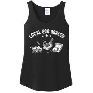 Local Egg Dealer Funny Chicken Lover Farm Farmer Gift Ladies Essential Tank