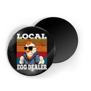 Local Egg Dealer Funny Egg Peddler Chicken Egg Farmer Magnet