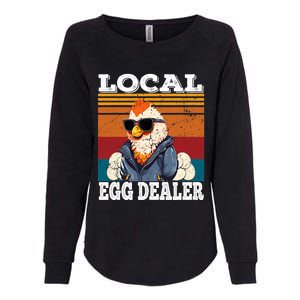 Local Egg Dealer Funny Egg Peddler Chicken Egg Farmer Womens California Wash Sweatshirt