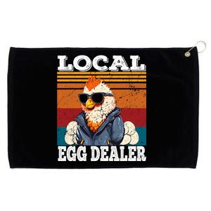 Local Egg Dealer Funny Egg Peddler Chicken Egg Farmer Grommeted Golf Towel