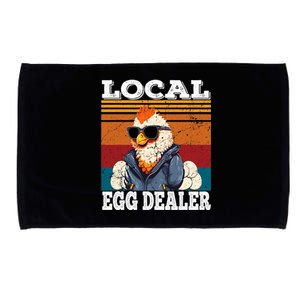 Local Egg Dealer Funny Egg Peddler Chicken Egg Farmer Microfiber Hand Towel