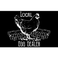 Local Egg Dealer Funny Bleached Chicken Lover Farm Farmer Bumper Sticker