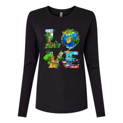 Love Earth Day 53rd Anniversary Save Our Planet Environt Gift Womens Cotton Relaxed Long Sleeve T-Shirt