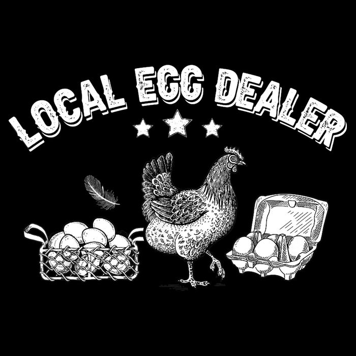 Local Egg Dealer Funny Bleached Chicken Lover Farm Farmer Impact Tech Backpack