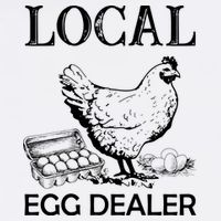 Local Egg Dealer Funny Chicken Performance Shirt