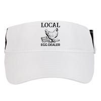 Local Egg Dealer Funny Chicken Adult Drive Performance Visor
