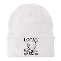 Local Egg Dealer Funny Chicken Beanie