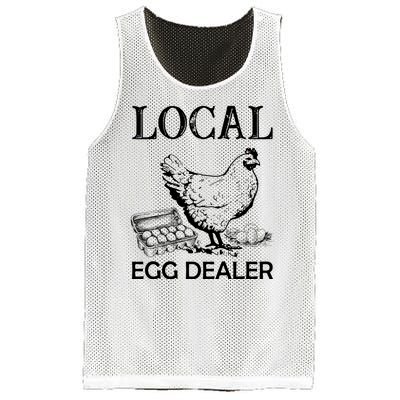 Local Egg Dealer Funny Chicken Mesh Reversible Basketball Jersey Tank