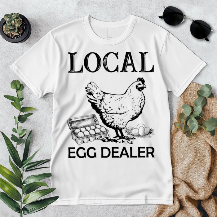 Local Egg Dealer Funny Chicken Premium T-Shirt