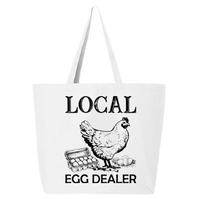 Local Egg Dealer Funny Chicken 25L Jumbo Tote