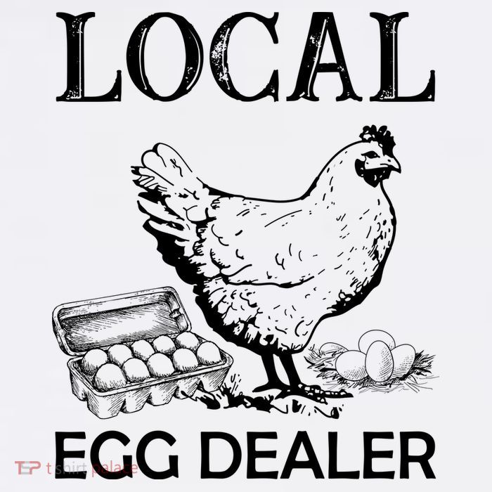 Local Egg Dealer Funny Chicken Trucker Hat