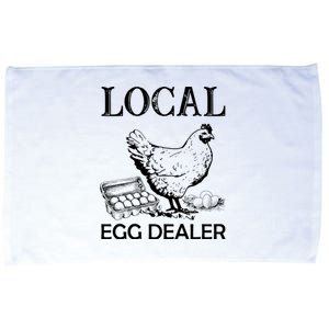 Local Egg Dealer Funny Chicken Microfiber Hand Towel