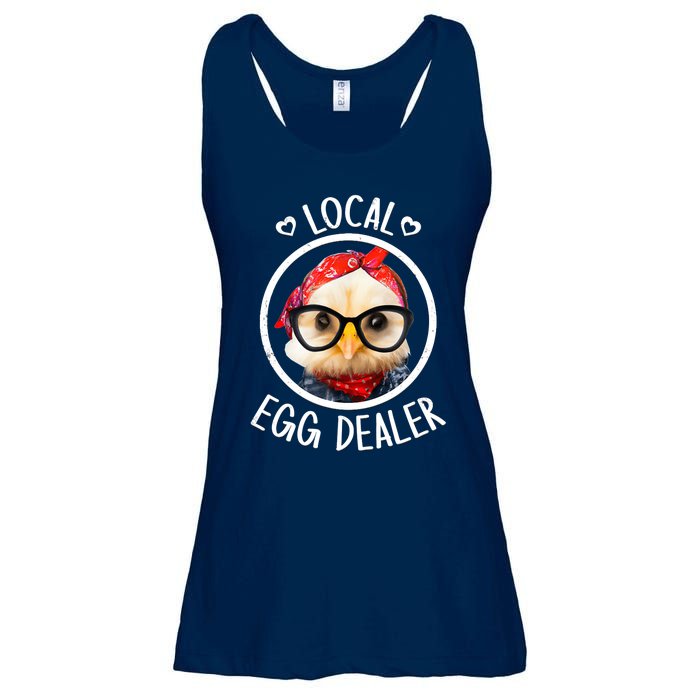 Local Egg Dealer for Chicken Farms and Farmers Funny Chicken Ladies Essential Flowy Tank