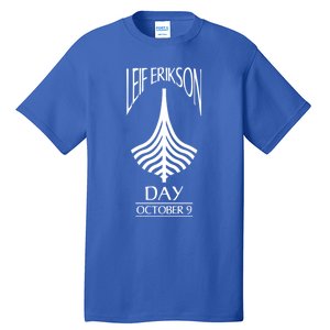 Leif Erikson Day Great Gift Ericson Norse Viking Explorer Gift Tall T-Shirt