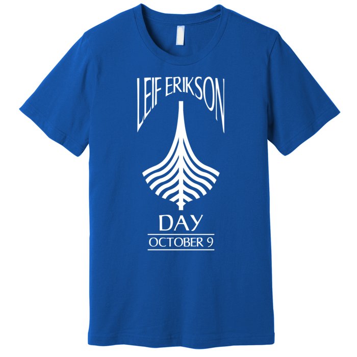 Leif Erikson Day Great Gift Ericson Norse Viking Explorer Gift Premium T-Shirt