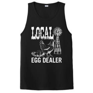 Local Egg Dealer Chicken Funny Support Your Local Egg Dealer Cute Gift PosiCharge Competitor Tank