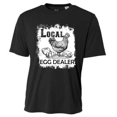 Local Egg Dealers Chicken Funny Local Egg Dealers Chicken Cooling Performance Crew T-Shirt