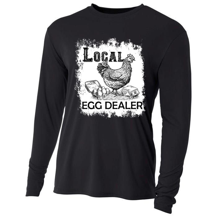 Local Egg Dealers Chicken Funny Local Egg Dealers Chicken Cooling Performance Long Sleeve Crew