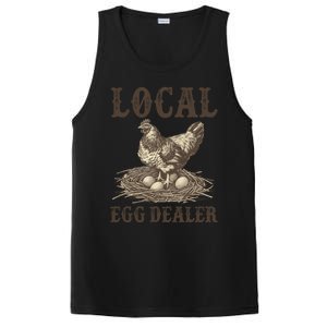 Local Egg Dealer Funny Chicken Lover Chicken Egg Farm Farmer Gift PosiCharge Competitor Tank