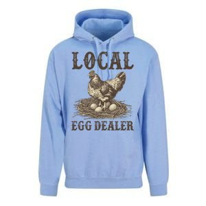 Local Egg Dealer Funny Chicken Lover Chicken Egg Farm Farmer Gift Unisex Surf Hoodie