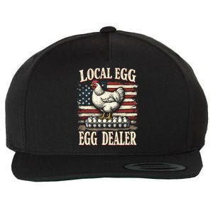 Local Egg Dealer Gift Wool Snapback Cap