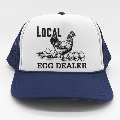 Local Egg Dealer Funny Women Farm Trucker Hat