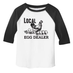 Local Egg Dealer Funny Women Farm Toddler Fine Jersey T-Shirt