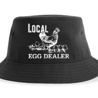 Local Egg Dealer Funny Women Farm Sustainable Bucket Hat