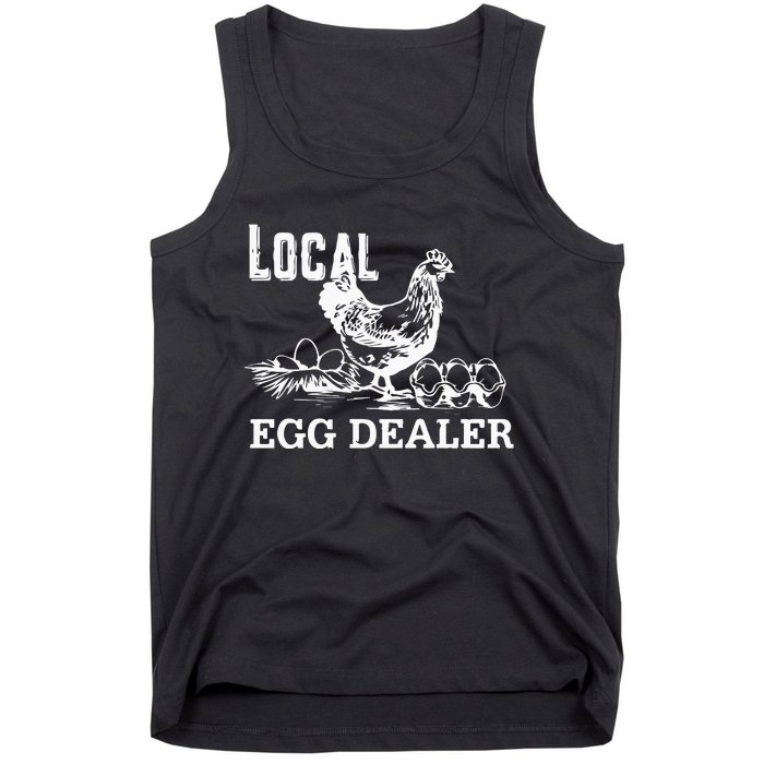 Local Egg Dealer Funny Women Farm Tank Top