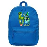 Love Earth Day Gnome Save Our Planet Environtal April 22 Gift 16 in Basic Backpack