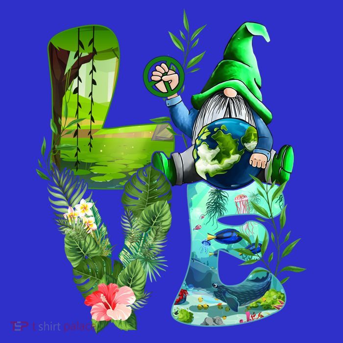 Love Earth Day Gnome Save Our Planet Environtal April 22 Gift Premium T-Shirt