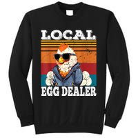 Local Egg Dealer Funny Egg Peddler Chicken Egg Farmer Sweatshirt