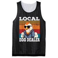 Local Egg Dealer Funny Egg Peddler Chicken Egg Farmer Mesh Reversible Basketball Jersey Tank